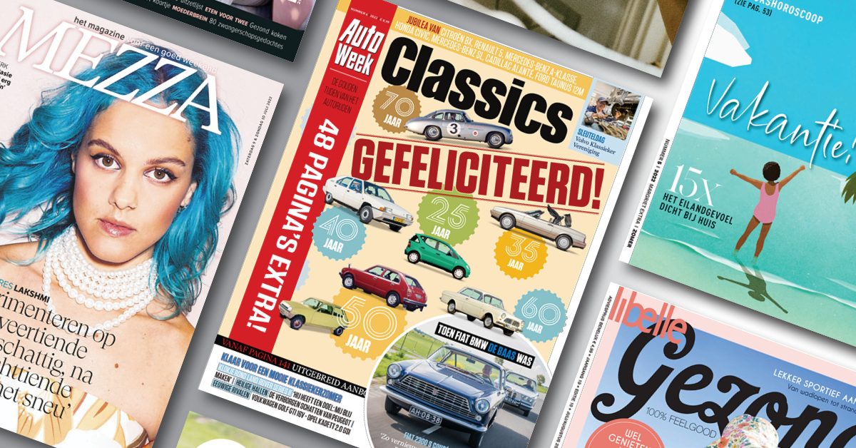 Cover van tijdschriften