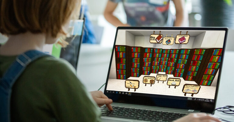 workshop minecraft Bouw de bibliotheek van de toekomst